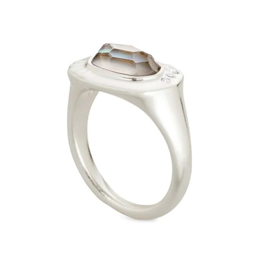 Kendra Scott Gray Illusion Ring 8 - Picture 4 of 10